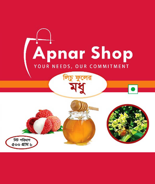 লিচু ফুলের মধু (৫০০ গ্রাম)